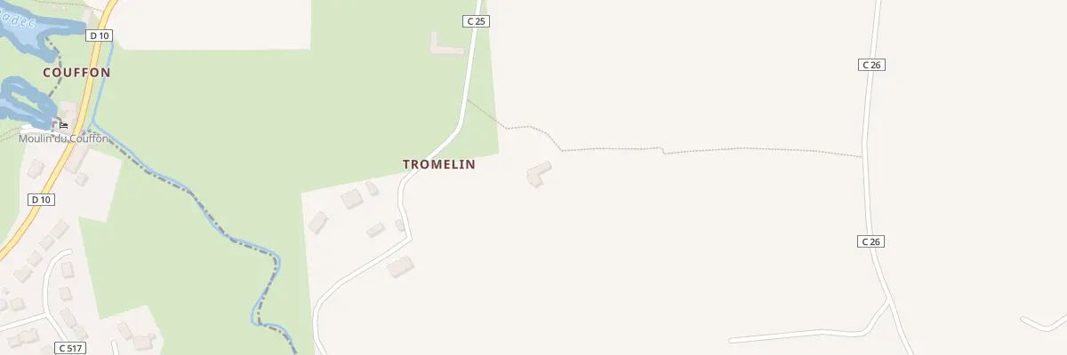 Plan du 5292 Tromelin à Kerlouan