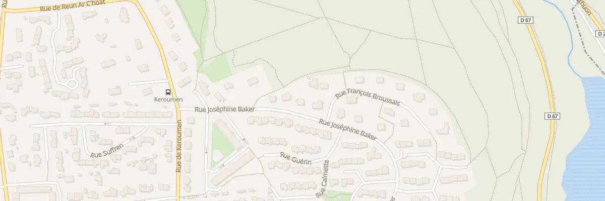 Plan du 40 Rue Joséphine Baker au Relecq-Kerhuon