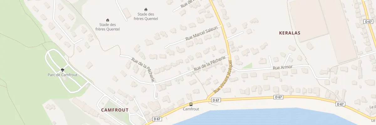 Plan du 12 Rue de la Pêcherie au Relecq-Kerhuon