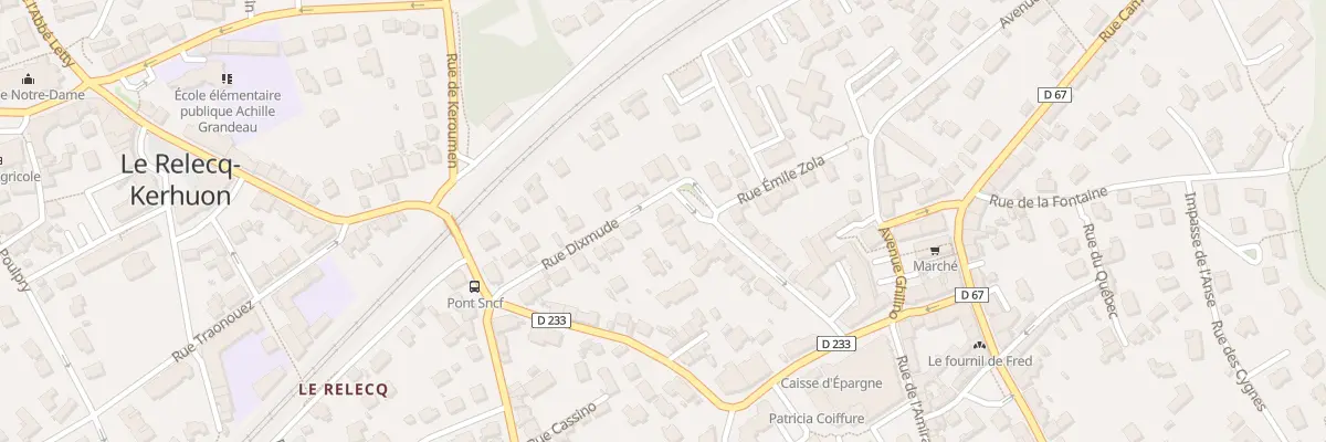 Plan du 15 Rue de la République au Relecq-Kerhuon