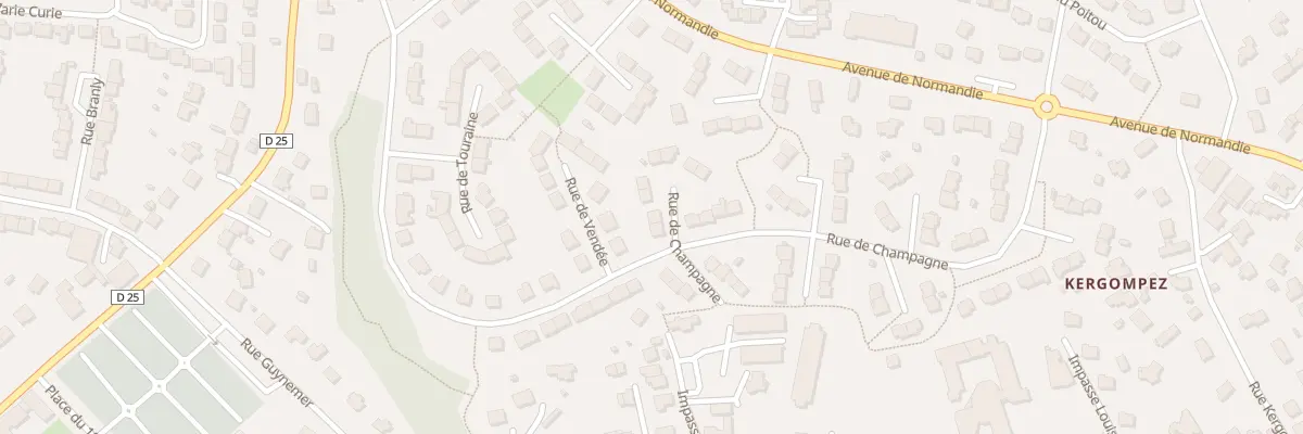 Plan du 41 Rue de Champagne à Guipavas