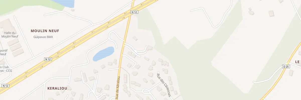 Plan du 40 Rue de Kéraliou à Guipavas