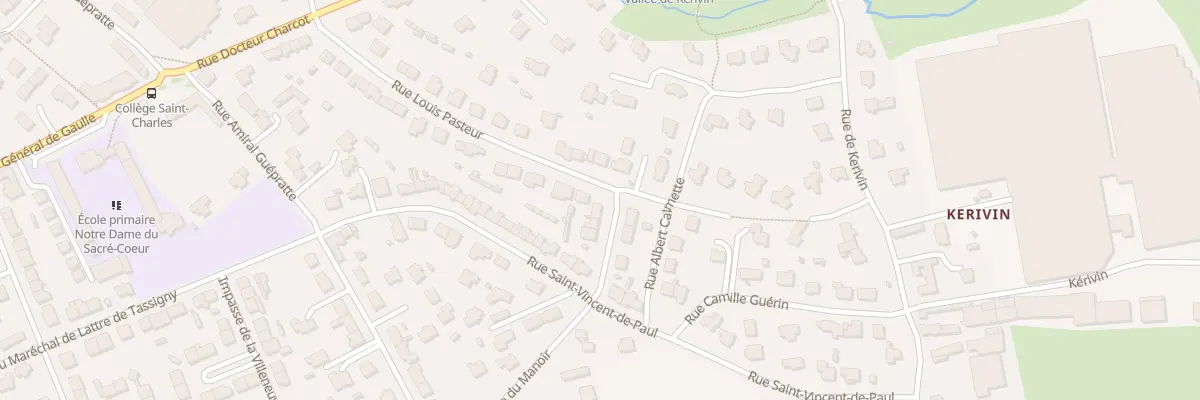 Plan du 30 Rue Louis Pasteur à Guipavas