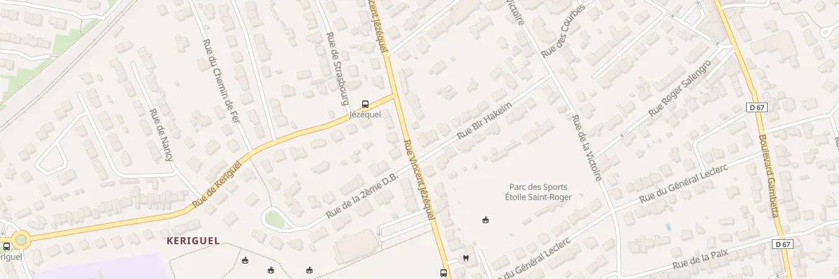 Plan du 1 Rue Bir Hakeim au Relecq-Kerhuon