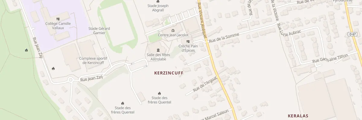 Plan du 78 Rue Vincent Jézéquel au Relecq-Kerhuon