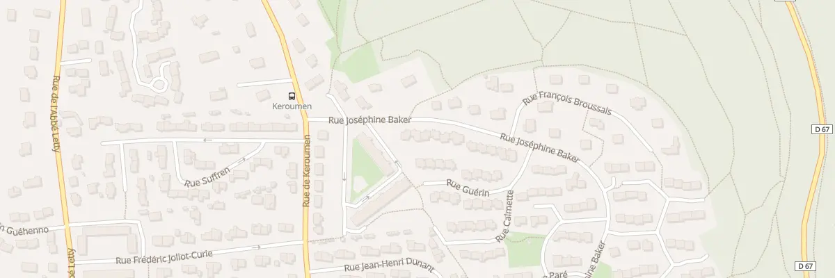 Plan du 61 Rue Joséphine Baker au Relecq-Kerhuon