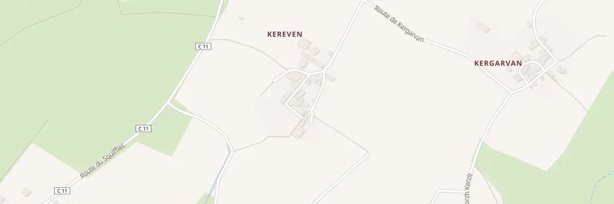 Plan du 1289 Kerieven à Plougastel-Daoulas
