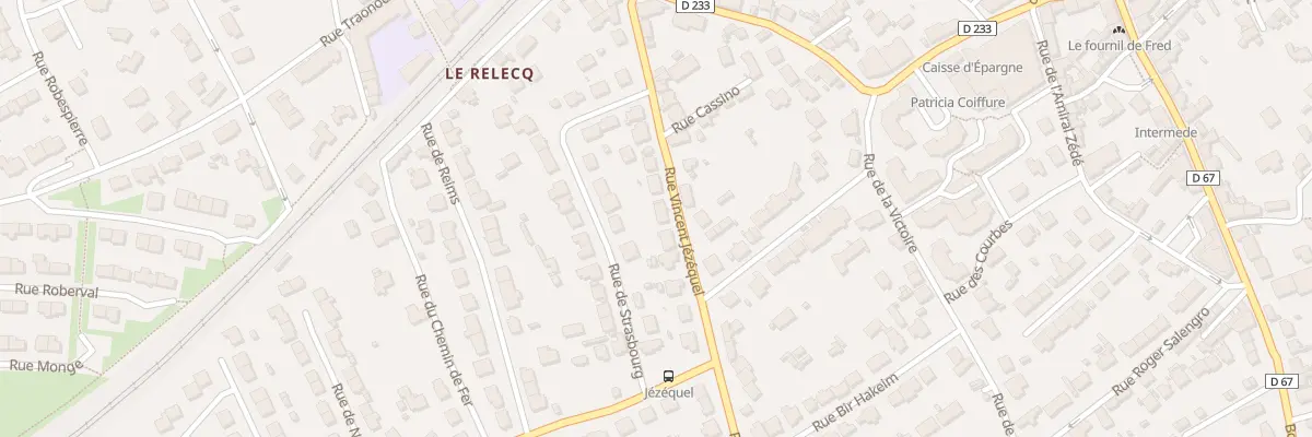Plan du 22 Rue Vincent Jézéquel au Relecq-Kerhuon