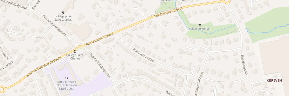 Plan du 7 Rue Louis Pasteur à Guipavas
