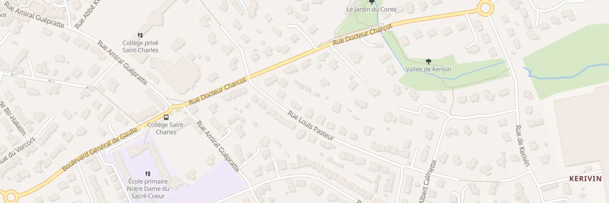Plan du 5 Rue Louis Pasteur à Guipavas