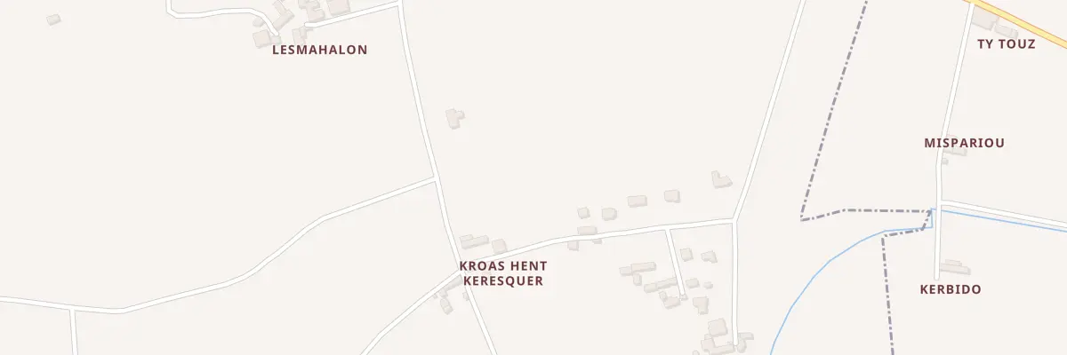 Plan du 5151F Keresquer à Mahalon