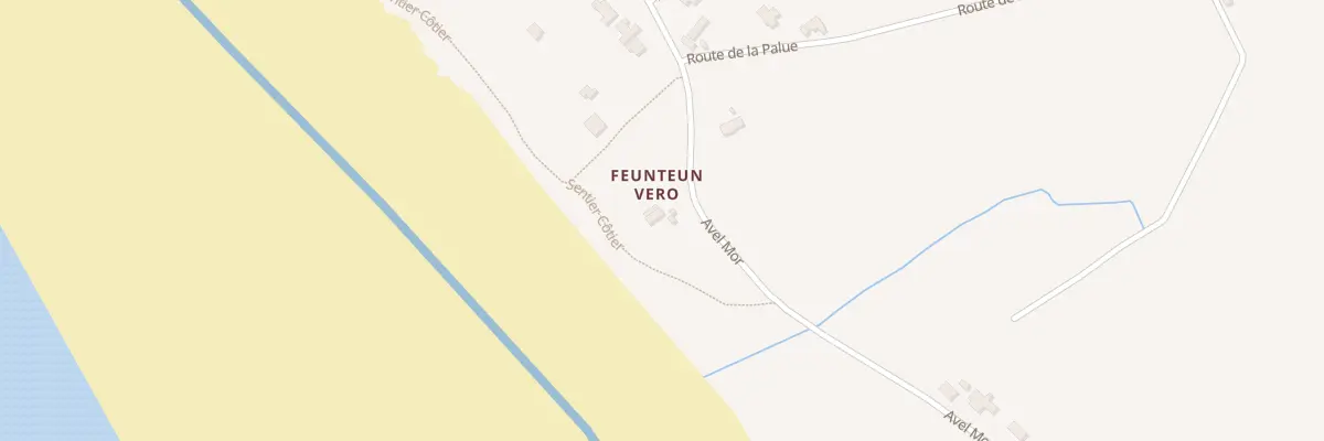 Plan du 75 Feunteun Vero à Plovan