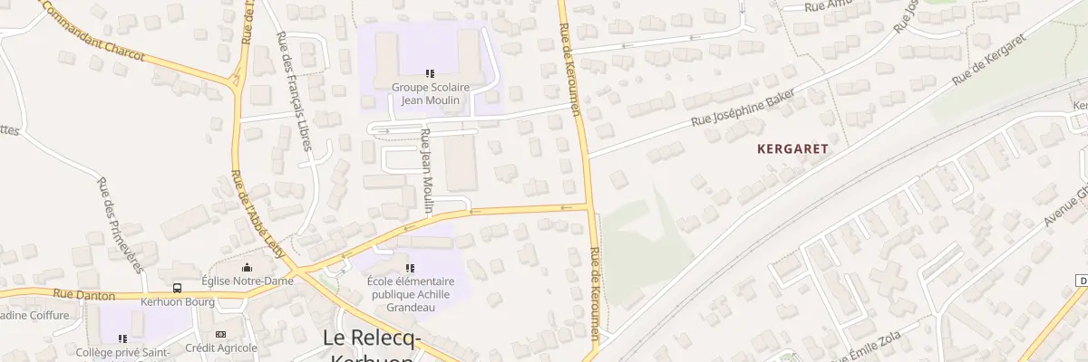 Plan du 17 Rue Le Reun au Relecq-Kerhuon