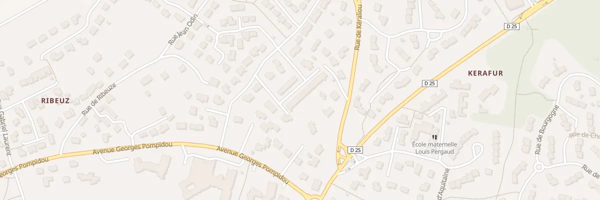 Plan du 130 Rue Albert Le Bail à Guipavas