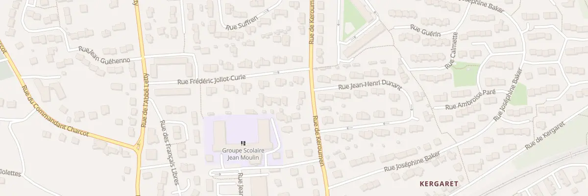 Plan du 3 Rue Frédéric Joliot Curie au Relecq-Kerhuon
