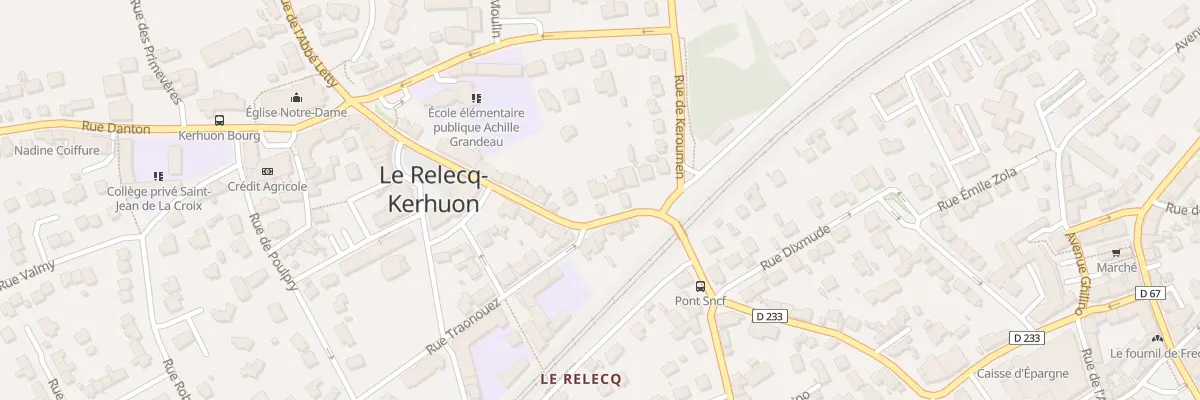 Plan du 21 Rue de la Mairie au Relecq-Kerhuon