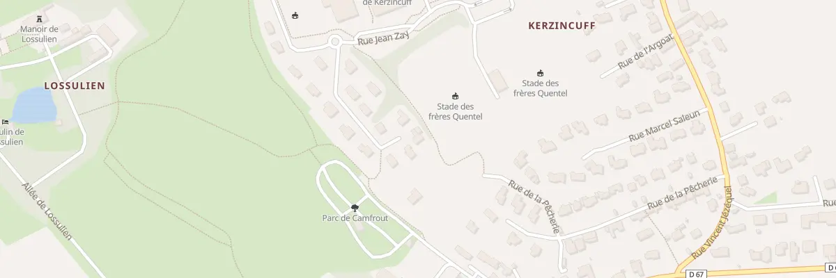 Plan du 16 Rue de Kerzincuff au Relecq-Kerhuon