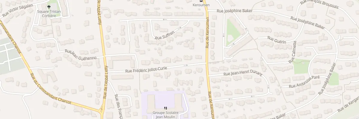 Plan du 10 Rue Frédéric Joliot Curie au Relecq-Kerhuon