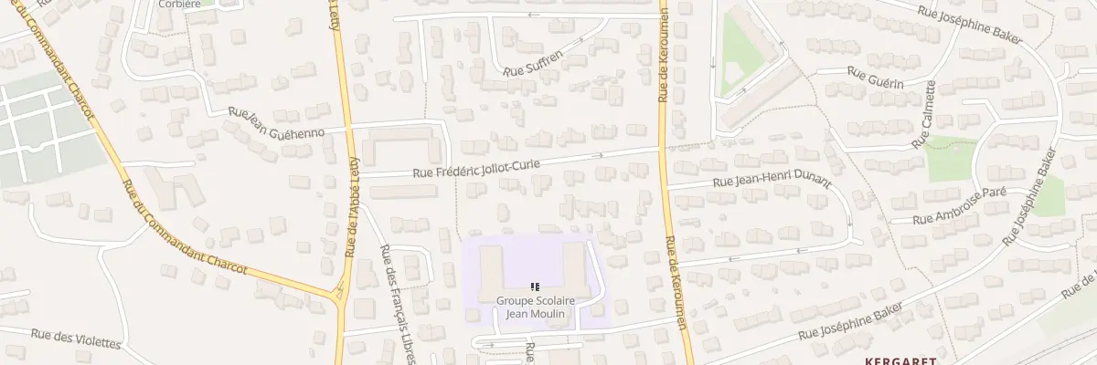 Plan du 13 Rue Frédéric Joliot Curie au Relecq-Kerhuon