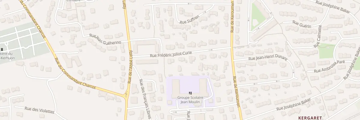 Plan du 19 Rue Frédéric Joliot Curie au Relecq-Kerhuon