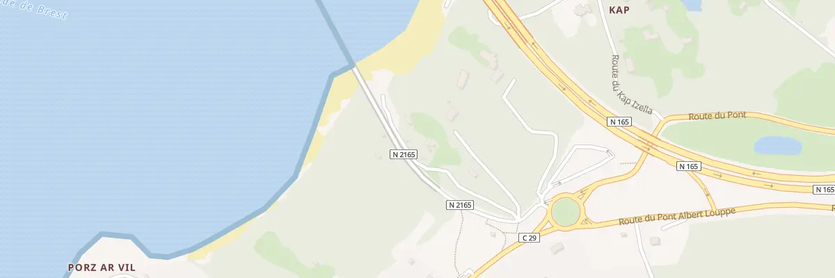Plan du 175 Che du Vieux Pont à Plougastel-Daoulas