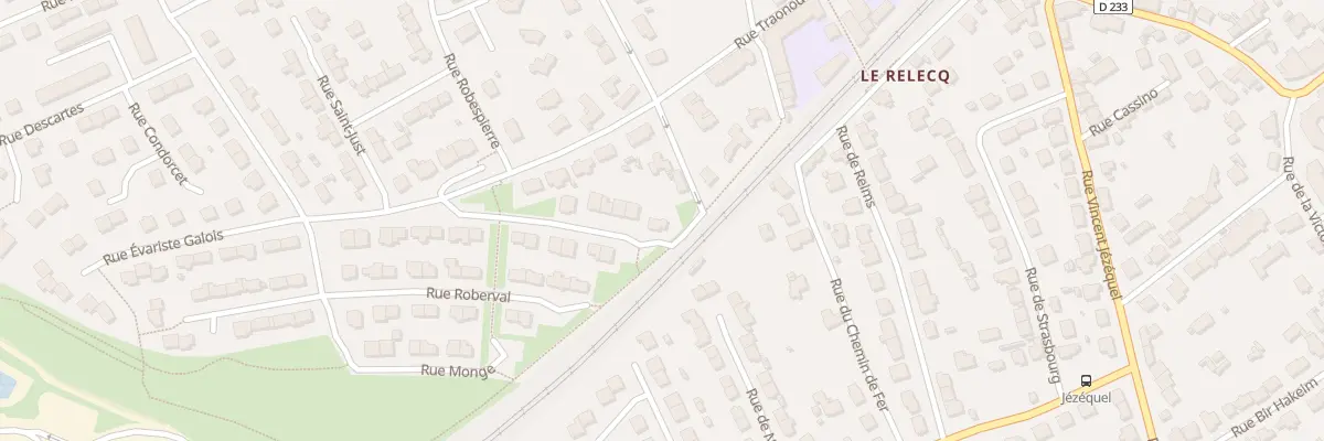 Plan du 2 Rue Evariste Galois au Relecq-Kerhuon
