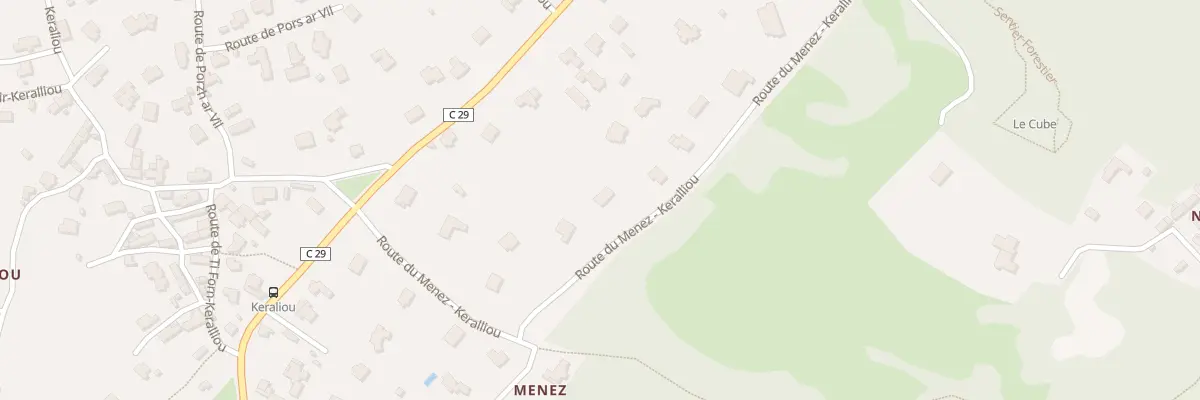 Plan du 300 Rte du Menez - Keralliou à Plougastel-Daoulas