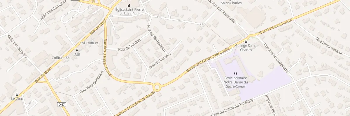Plan du 22 Rue du Vercors à Guipavas