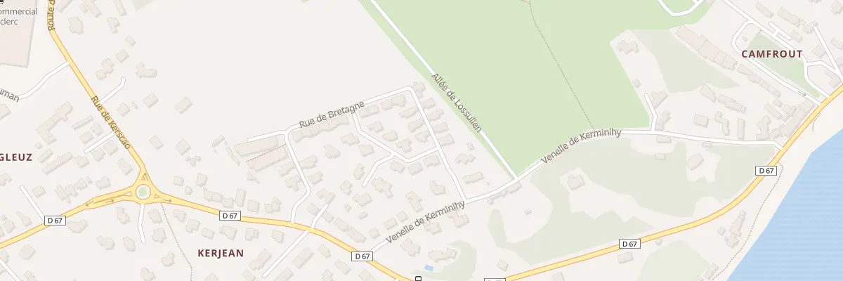 Plan du 315 Rue de Bretagne au Relecq-Kerhuon