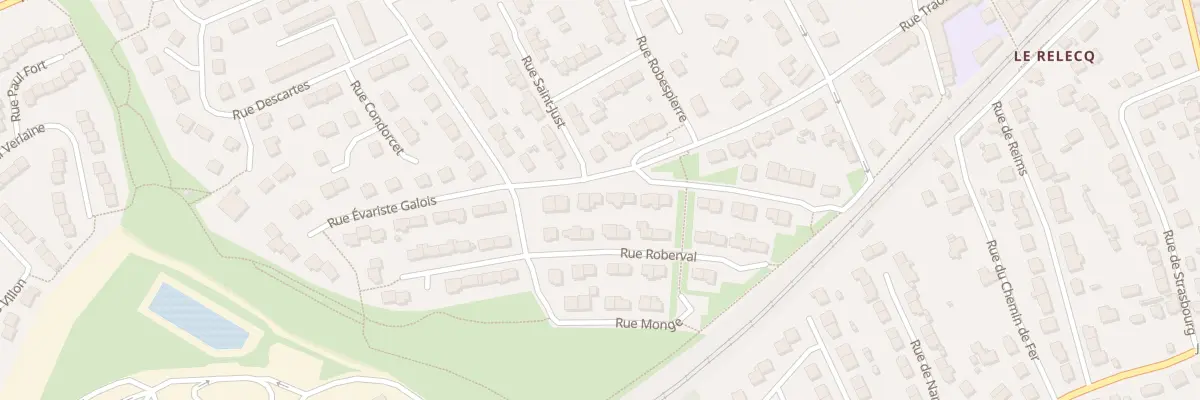 Plan du 21 Rue Evariste Galois au Relecq-Kerhuon