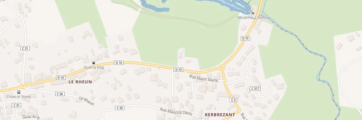 Plan du 59 Rue de Kerlouan à Guissény