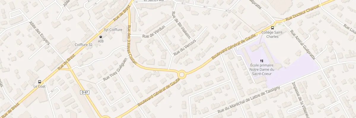 Plan du 6 Rue du Vercors à Guipavas