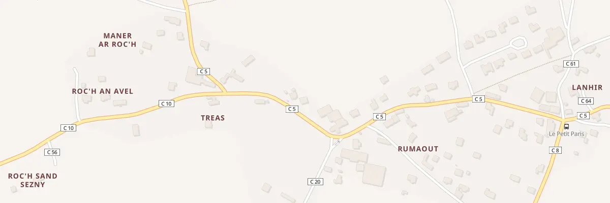 Plan du 65 Rte de la Pointe à Kerlouan