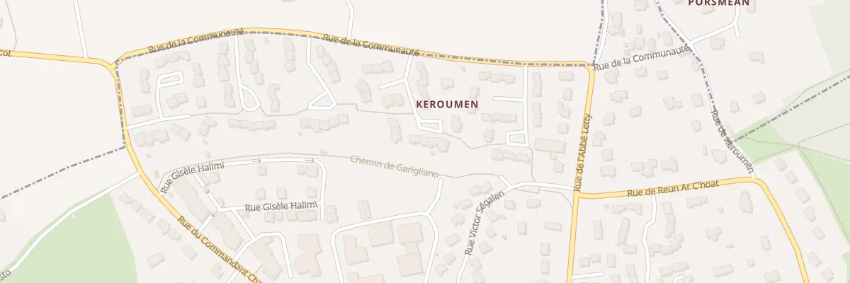 Plan du 11 Rue Jean Menez au Relecq-Kerhuon