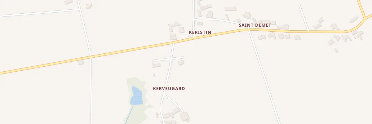 Plan du 799 Kerveugard à Plozévet