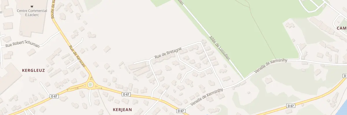 Plan du 165 Rue de Bretagne au Relecq-Kerhuon
