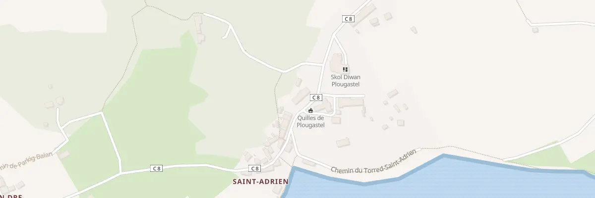 Plan du 225 Rte de Saint Adrien à Plougastel-Daoulas