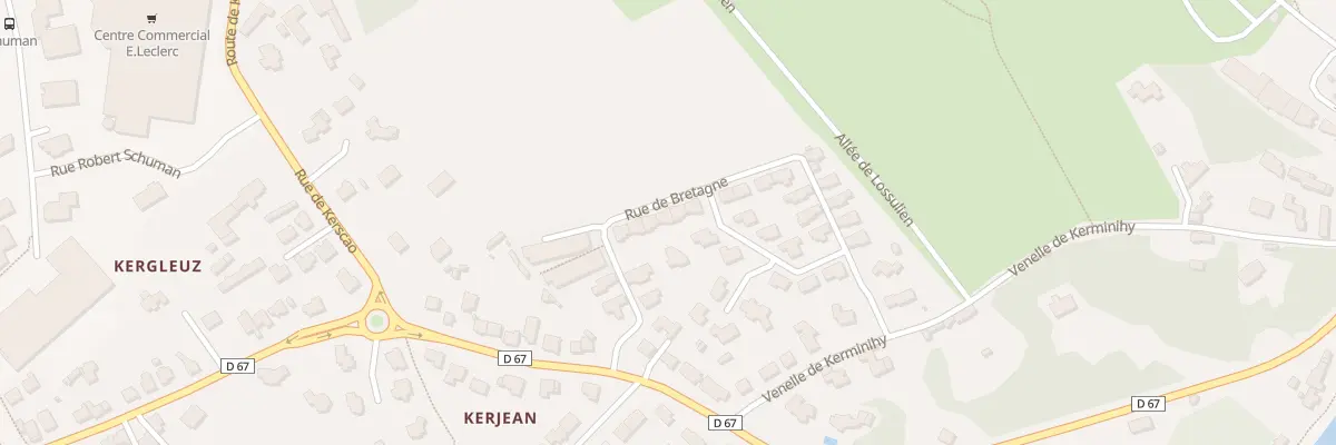 Plan du 145 Rue de Bretagne au Relecq-Kerhuon