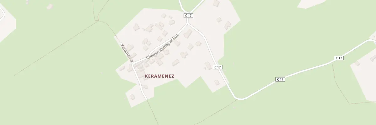 Plan du 64 Che Karreg ar Roz à Plougastel-Daoulas