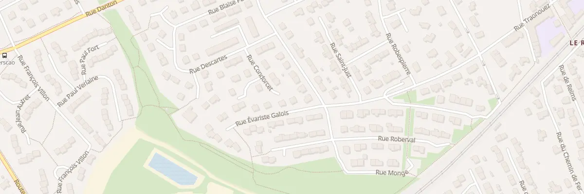 Plan du 14 Rue Evariste Galois au Relecq-Kerhuon