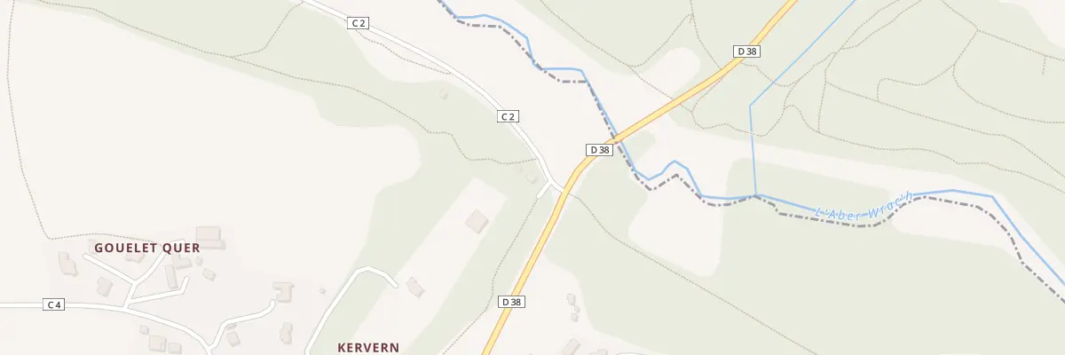 Plan du 1 Moulin du Vern à Loc-Brévalaire