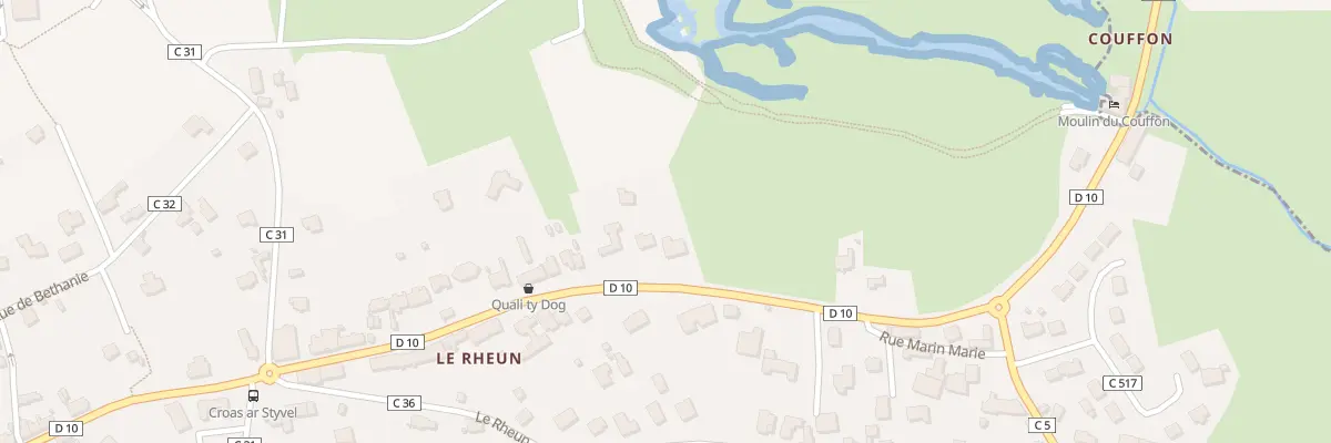 Plan du 57 Rue de Kerlouan à Guissény