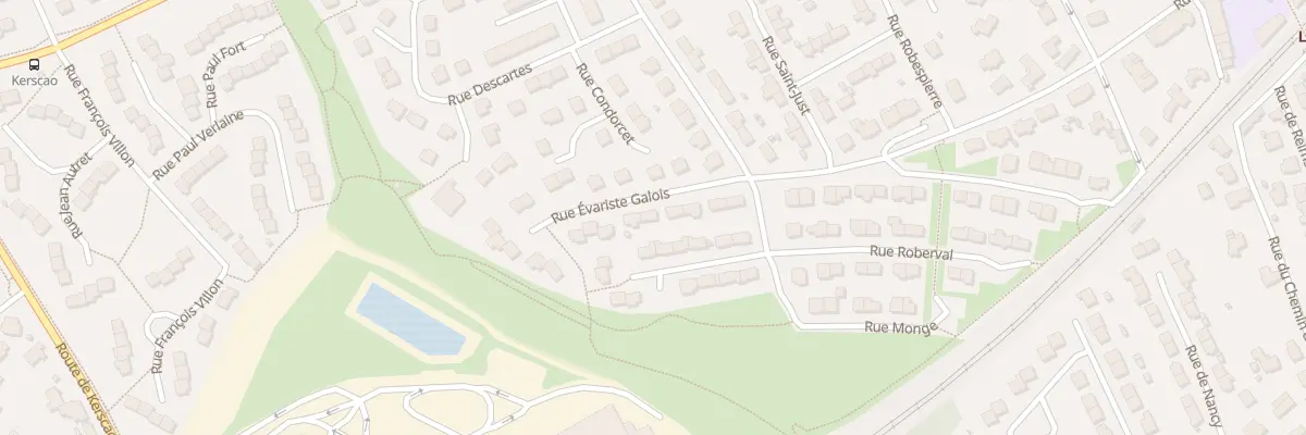 Plan du 37 Rue Evariste Galois au Relecq-Kerhuon