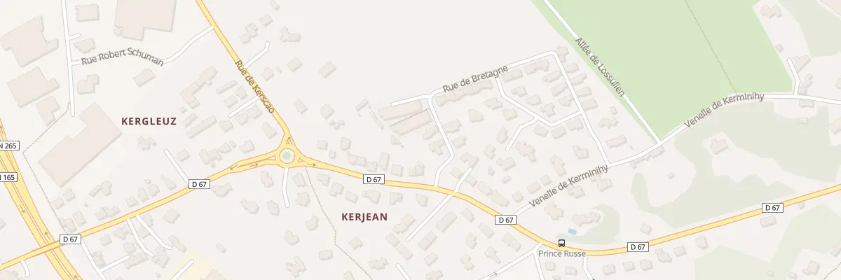Plan du 60 Rue de Bretagne au Relecq-Kerhuon