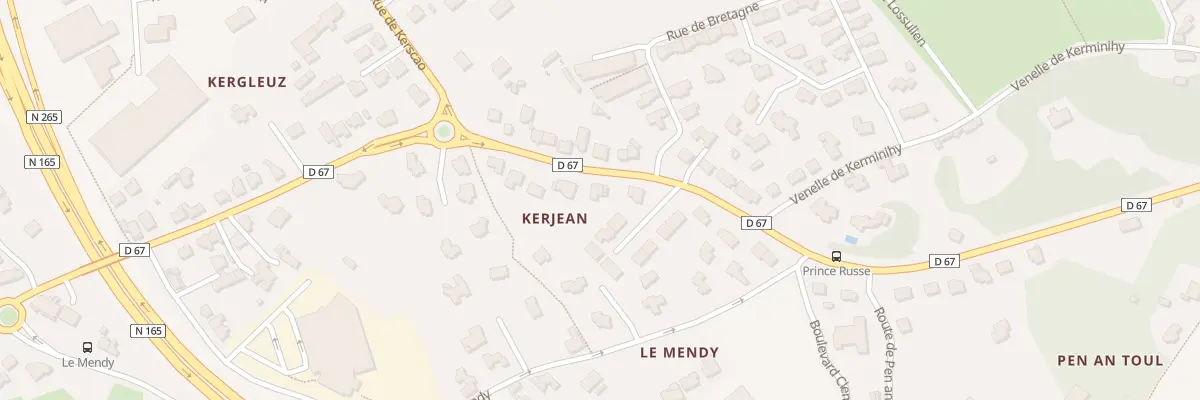 Plan du 76 Bd Clémenceau au Relecq-Kerhuon