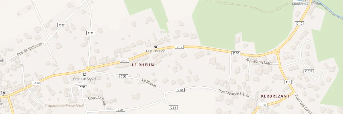 Plan du 44 Rue de Kerlouan à Guissény