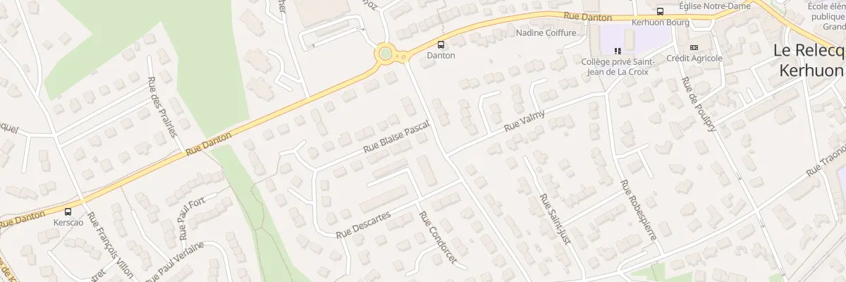 Plan du 1 Rue Blaise Pascal au Relecq-Kerhuon