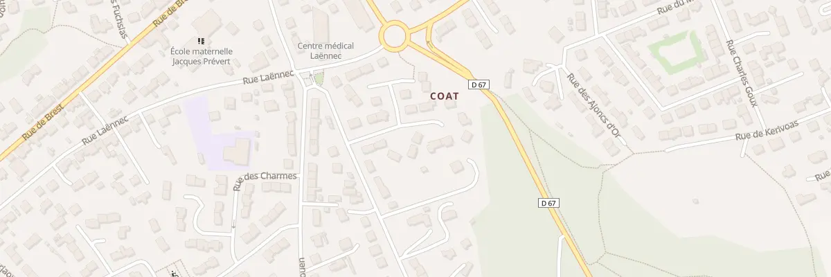 Plan du 10 Rue du Doc Jean Lavenant à Guipavas