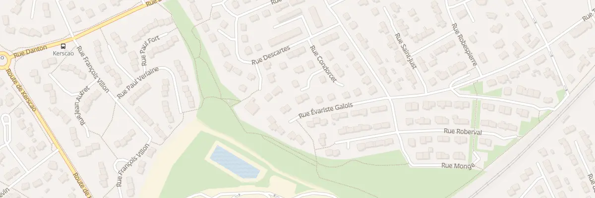 Plan du 8 Rue Condorcet au Relecq-Kerhuon
