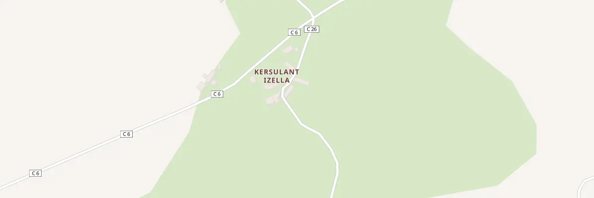 Plan du 18 Kersulant Izella à Kernilis